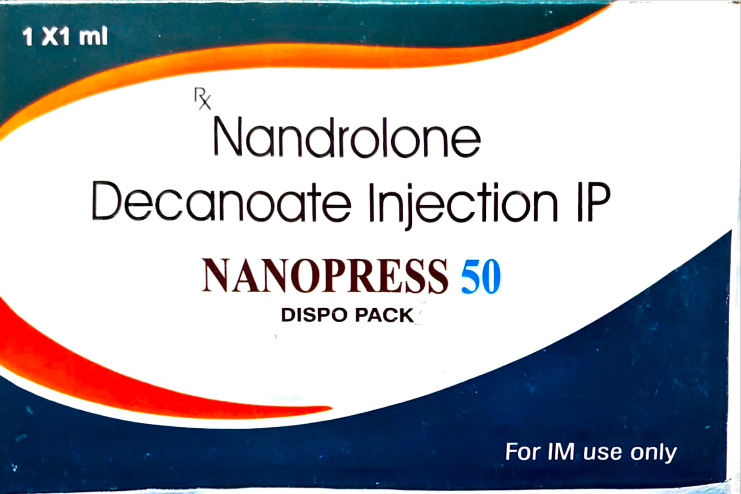 Nanopress Injection box and vial packaging, an advanced pharmaceutical formulation for targeted clinical care by Bon Apress Pharma.
